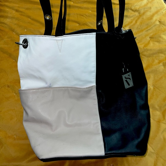 Simply Vera Vera Wang Tri-Colored Tote - Picture 1 of 3